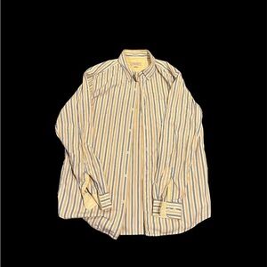 Banana Republic Striped Button down dress shirt Sz L